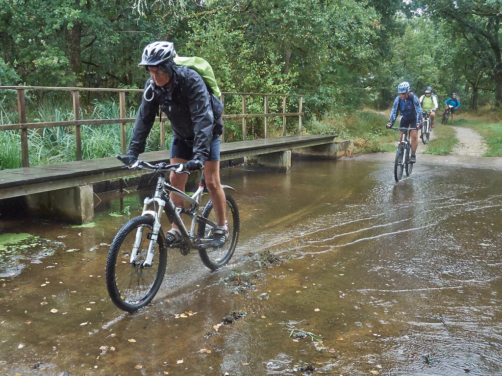 VTT à l'étang de Brenne